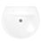Swirl Enz Wall-Mounted Basin 2 Tap Holes 555mm