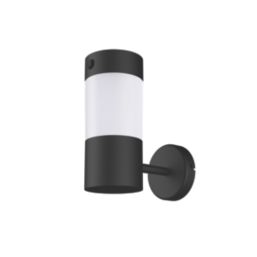 LAP Sul Outdoor LED Solar Wall Light With PIR Sensor Black 27lm
