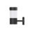 LAP Sul Outdoor LED Solar Wall Light With PIR Sensor Black 27lm