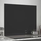 Splashback  Black Kitchen Splashback 900mm x 750mm x 6mm