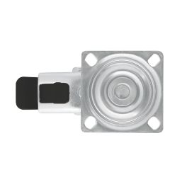 Essentials Heavy Duty TPR Braked Swivel Castor 75mm Grey