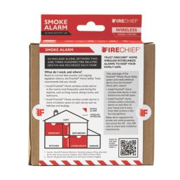 Firechief  FSB10W Battery Interlinked Smoke Alarm