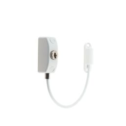 Mila  ProLinea Cable Window Restrictor White 100mm