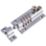 Squire Die-Cast Steel 4-Dial Combination Bolt 120mm Chrome