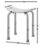 ETAL Freestanding Shower Stool White