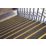 COBA COBAGRiP Black & Hi-Vis Yellow GRP Anti-Slip Stair Tread Cover 1000mm x 345mm x 55mm