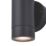 LAP Bronx Outdoor Up & Down Wall Light Black