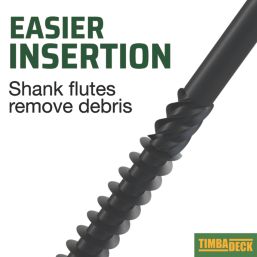TimbaScrew  TX Wafer Thread Cutting Timber Screws 6.7mm x 200mm 50 Pack