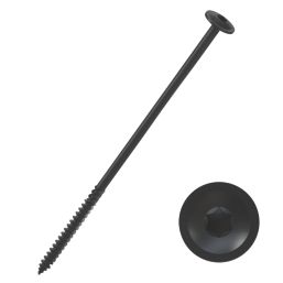 TimbaScrew  TX Wafer Thread Cutting Timber Screws 6.7mm x 200mm 50 Pack