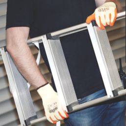 Site  Latex Builders Gloves Orange/Yellow X Large