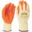 Site  Latex Builders Gloves Orange/Yellow X Large