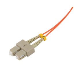Labgear Duplex Multi Mode Orange SC- SC OM1 LSZH Fibre Optic Cable 5m