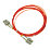 Labgear Duplex Multi Mode Orange SC- SC OM1 LSZH Fibre Optic Cable 5m