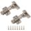 Eclipse 99020 Steel 105° Soft Close 3D Adjustable Cabinet Hinge 64mm 20 Pack