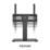 AVF  Tabletop TV Stand Adjustable Height 32 to 55"