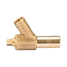 Hep2O Push-Fit Keyless Drain Cock 15mm