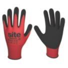 Site  Gloves Red / Black X Large