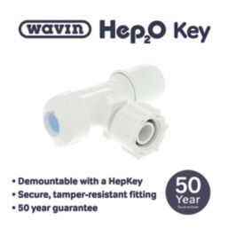 Hep2O HX19/15WS Angled Service Valve 15mm