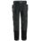 Snickers 6902 Stretch Work Trousers Black 35" W 32" L