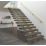 Rothley  Steel Handrail Kit Satin Brass 3600mm