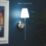 UME  Multi Colour Rechargeable LED Silver Wall Lights with Tapered Shade 4.9W 200lm 2 Pack