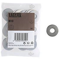 Easyfix A2 Stainless Steel Washers M10 x 1.4mm 50 Pack