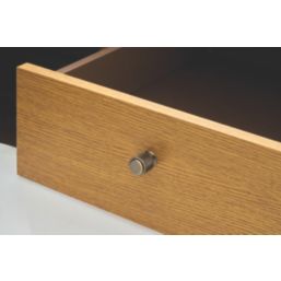 Elite Knobs & Handles Kensington Knurled Cabinet Knob Antique Brass 20mm