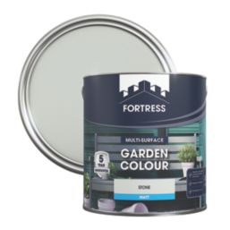 Fortress 2.5Ltr Stone Matt Garden Paint