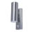 LAP  Outdoor LED Wall Light With PIR Sensor Silver 9W 760lm