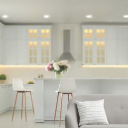 4lite WiZ Connected Fixed  Fire Rated LED Smart Downlight White 8W 675lm