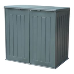 Essentials Catria 775Ltr 3' 6" x 2' (Nominal) Plastic Tool Store Green