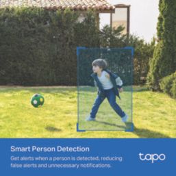 TP-Link C410 Solar & Battery-Powered Black Wireless 2K Outdoor Cylinder Smart Camera