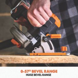 Evolution R185CCS 185mm 18V Li-Ion EXT Brushless Cordless Circular Saw - Bare