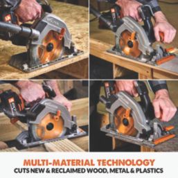 Evolution R185CCS 185mm 18V Li-Ion EXT Brushless Cordless Circular Saw - Bare