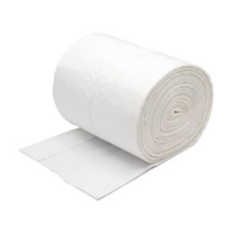 L-PRO  White Swing Bin Liners in Dispenser Box 40Ltr 200 Pack