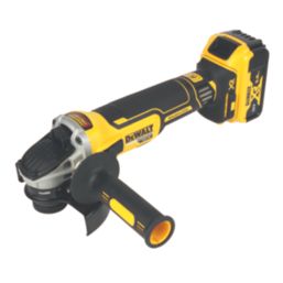DEWALT DCG405P2-GB 18V 2 x 5.0Ah Li-Ion XR 4.9" Brushless Cordless Angle Grinder