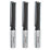 Trend TR/PACK/3 1/2" Shank Double-Flute Straight Kitchen Worktop Plunge Cutters 12.7mm x 50mm 3 Pack