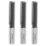 Trend TR/PACK/3 1/2" Straight Kitchen Worktop Plunge Cutters 12.7mm x 50mm 3 Pack