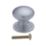 Fingertip Design  Victorian Cupboard Knob Satin Chrome 32mm