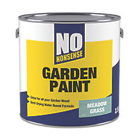 No Nonsense Garden Colour Wood Paint Semi-Matt Meadow Grass 2.5Ltr
