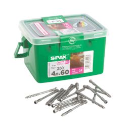Spax  TX Cylindrical Self Drilling Decking Screws 4.5mm x 60mm 250 Pack