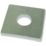 Easyfix Steel Square Washers M16 x 5mm 10 Pack