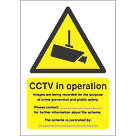 "CCTV in Operation" sign 210 x 148mm