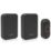 Byron DBY-22354BS Plug-In Wireless Door Chime Pack Black