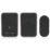 Byron DBY-22354BS Plug-In Wireless Door Chime Pack Black