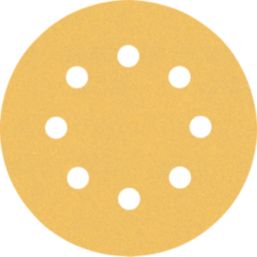 Bosch Expert C470  240 Grit 8-Hole Punched Multi-Material Sanding Discs 125mm 6 Pack
