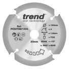 Trend PCD/FSB/1404 Multi-Material Circular Saw Blade 140mm x 20mm 4T