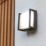 Lutec Qubo Outdoor LED Wall Light Dark Grey 7.8W 800lm