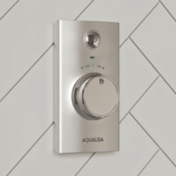 Aqualisa Visage HP/Combi Rear-Fed Single Outlet Chrome Thermostatic Digital Shower