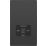 British General Evolve 2-Gang Dual Voltage Shaver Socket 115/240V Black Chrome with Black Inserts